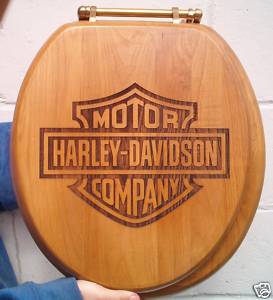 harley davidson toilet seat