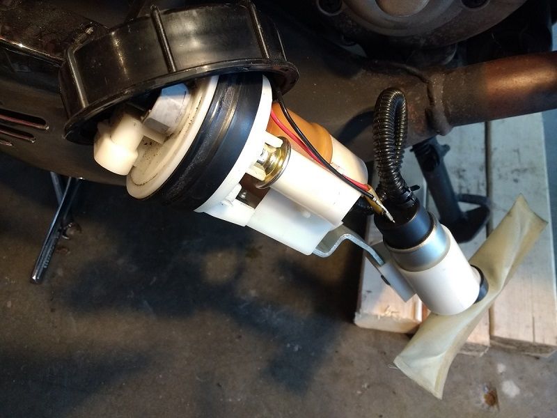 Modern Vespa Changed Out Fuel Pump Vespa 250 (photos included)