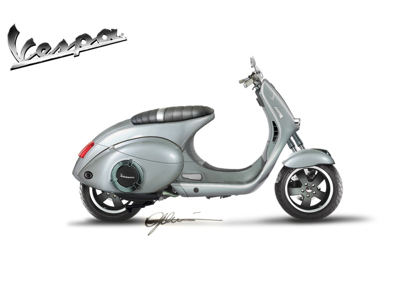 modern vespa