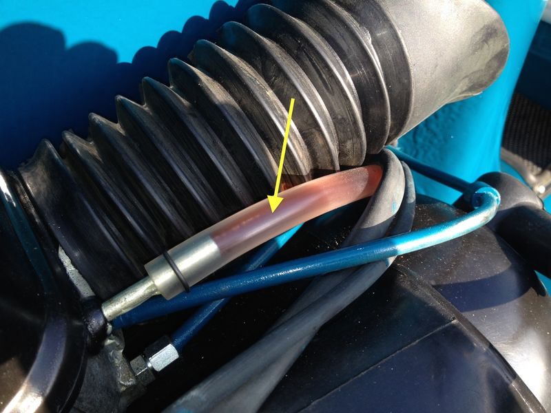 Modern Vespa Vespa PX200 autolube engine