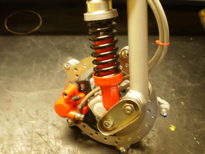 Modern Vespa Beautiful brakes