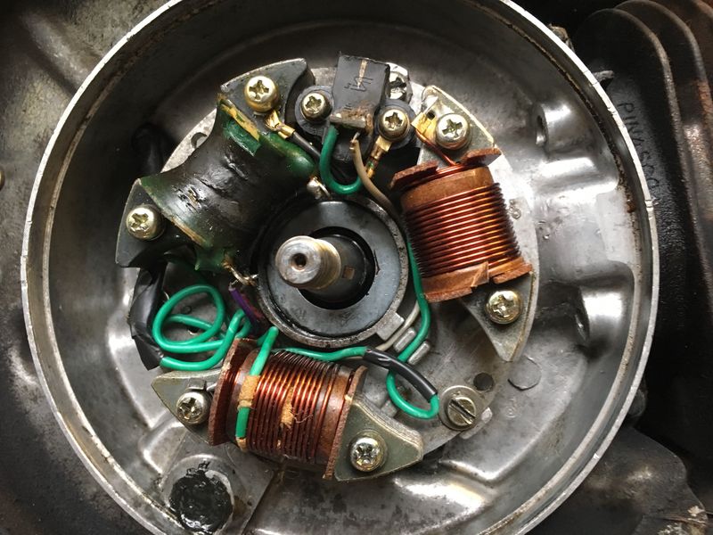 Modern Vespa Bajaj Stator / Flywheel problem