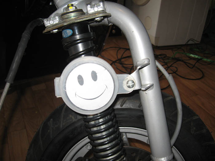 Modern Vespa px mudguard options