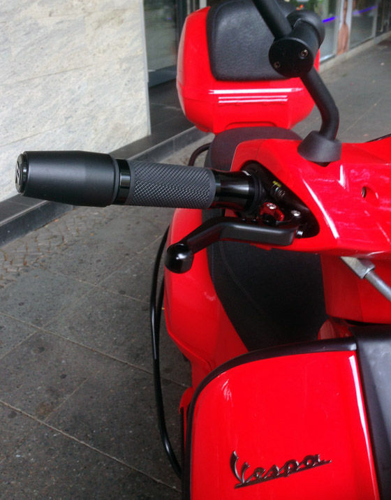 Modern Vespa Heavy Bar Ends for GTS Super