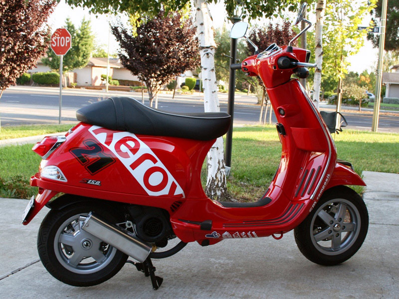 modern vespa