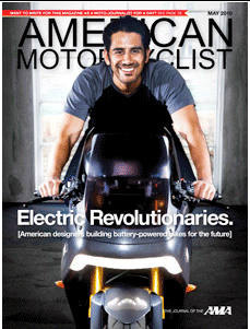 Modern Vespa : Scooter riders in May 2010 AMA Magazine