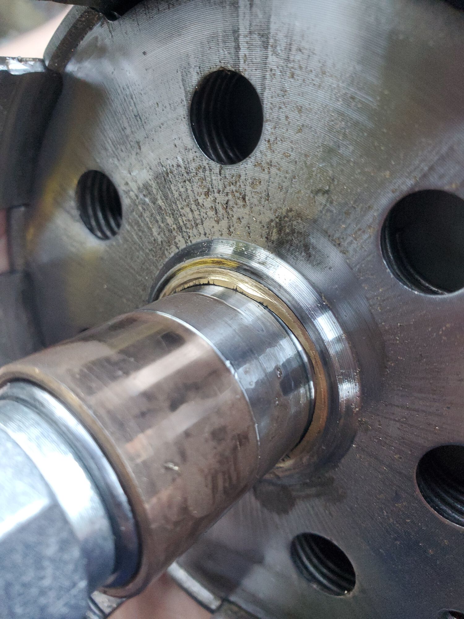 Looks like I figured out where the brass sliver came from