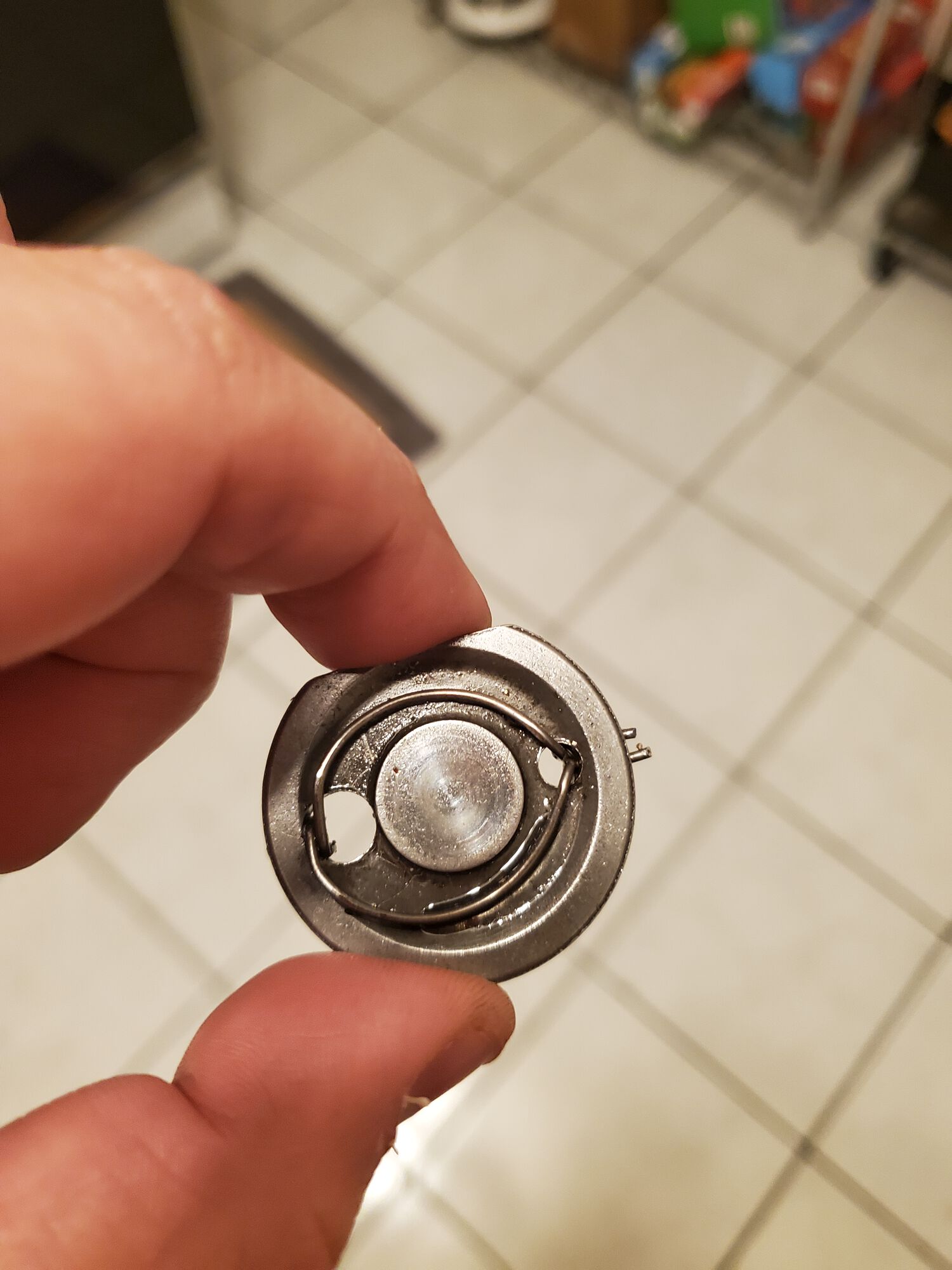Old plunger plate