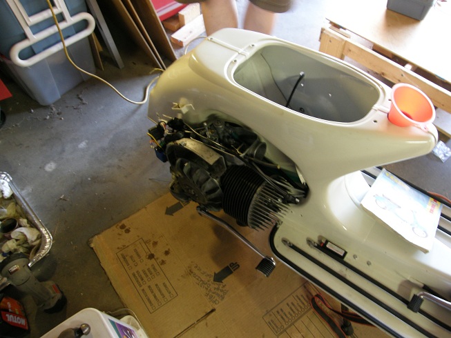 Pic of engine installed