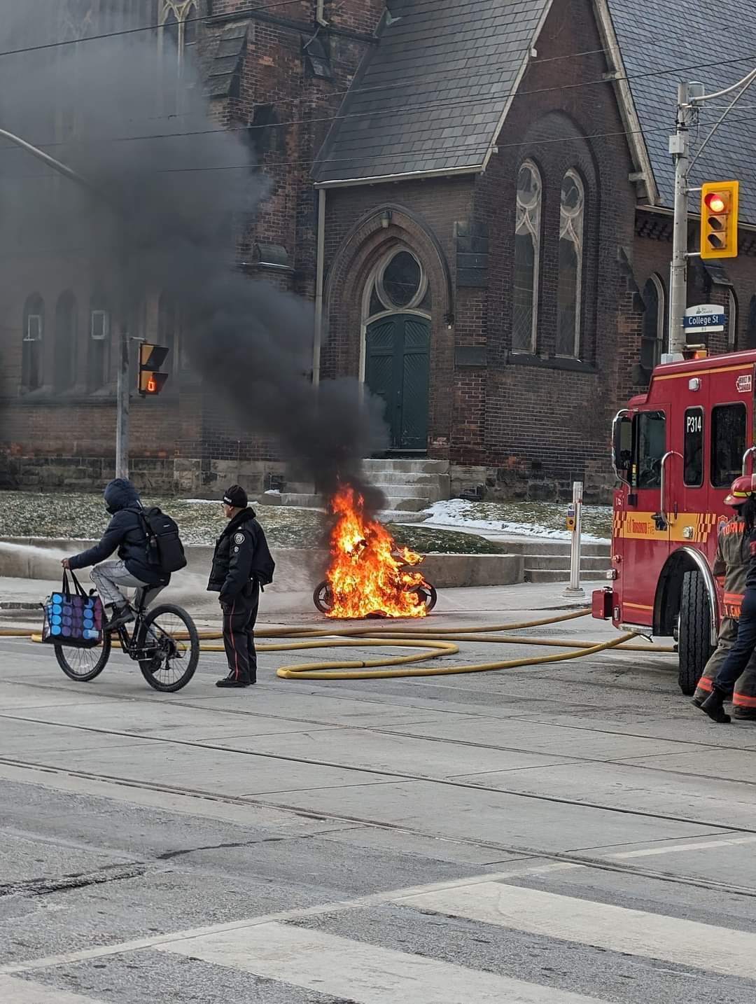 Yesterday on College St. in Toronto