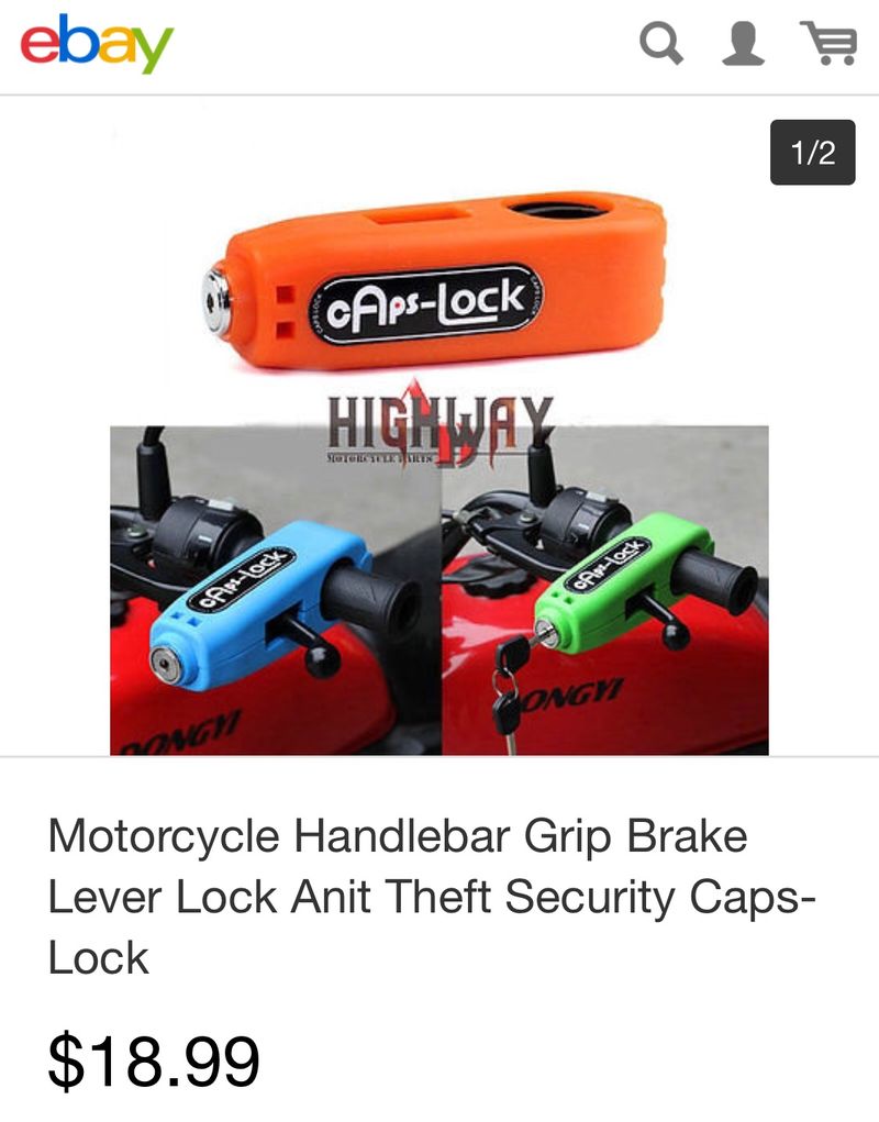 Modern Vespa Grip Lock, reviews?