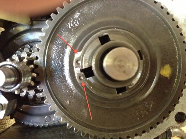 Next we get the circlip and shim washer off. As mentioned earlier and in a separate post in NSM, I should have got the second feeler gauge and checked the gap then and there. It definitely "felt" a bit more jiggly than I expected