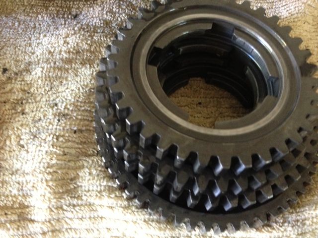 I should have used the grease pencil or something similar, but instead just stacked the gears as they came off in a way I would remember.