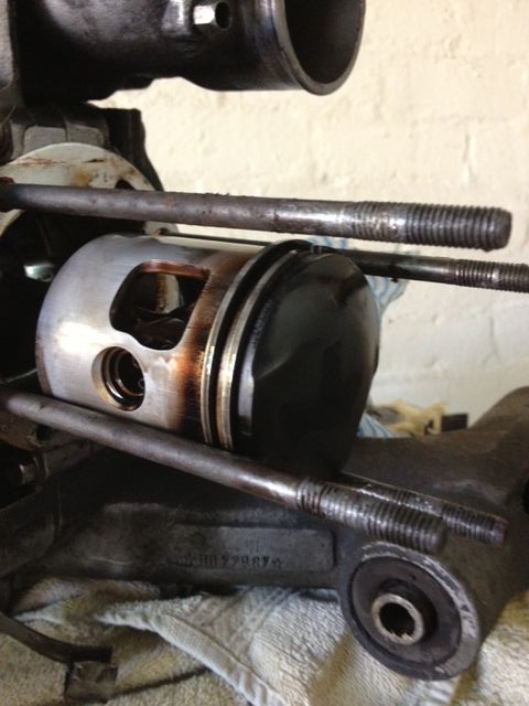 There was a few bits of gritty 'stuff' on the piston and cylinder, and the piston looks like it has been used pretty hard. As I said earlier, The Pinasco will be a vast improvement I think.