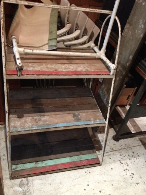 but we did find time to locate something to put the stereo on finally. Now to get that restored too. At least my turntable will have a home soon. Probably about the time the rally gets back on the road