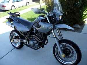 2002 MZ Baghira (German Super Moto with a Yamaha Raptor 660 Motor)
