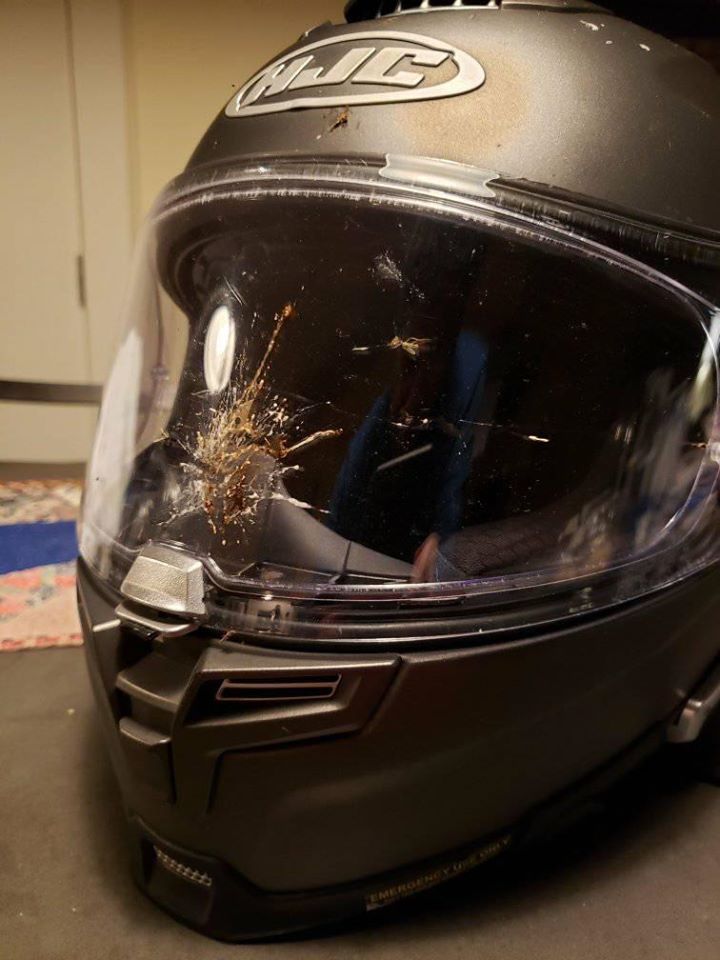 In Yo' Face: Well, the visor helped.