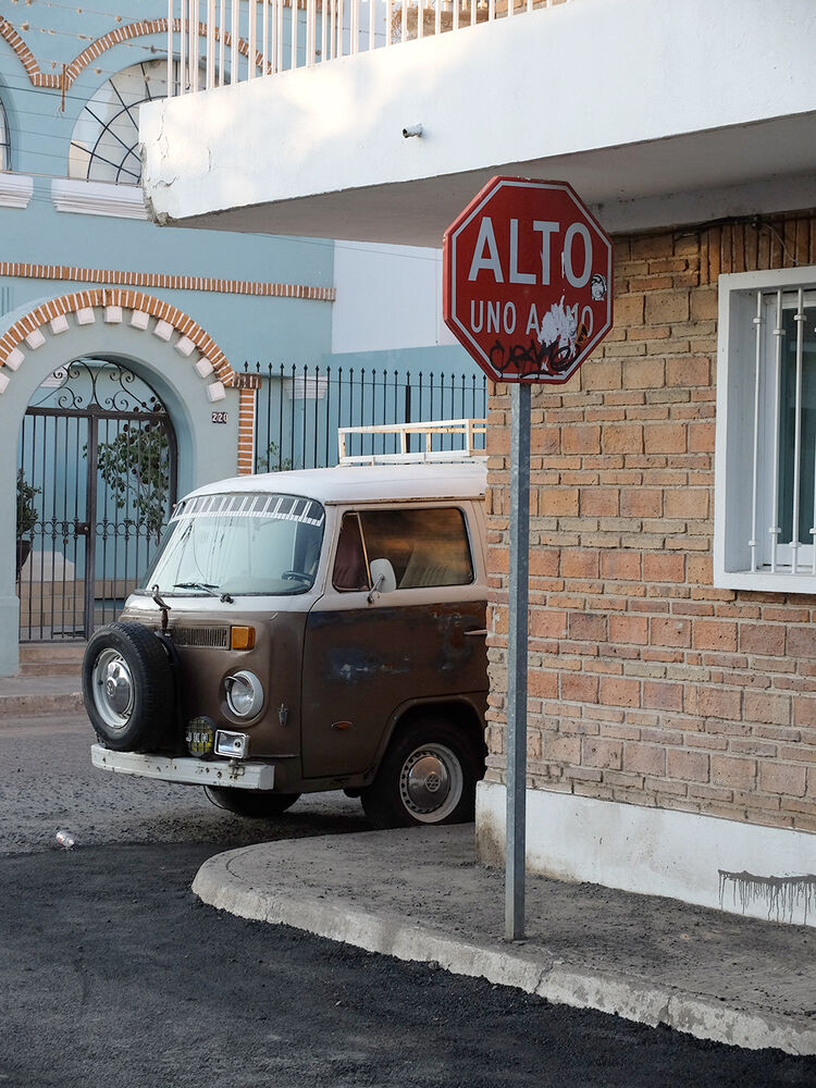 On All Fours, IV: On the other hand, Microbuses were fewer in number, but nearly all seemed affectionately preserved.