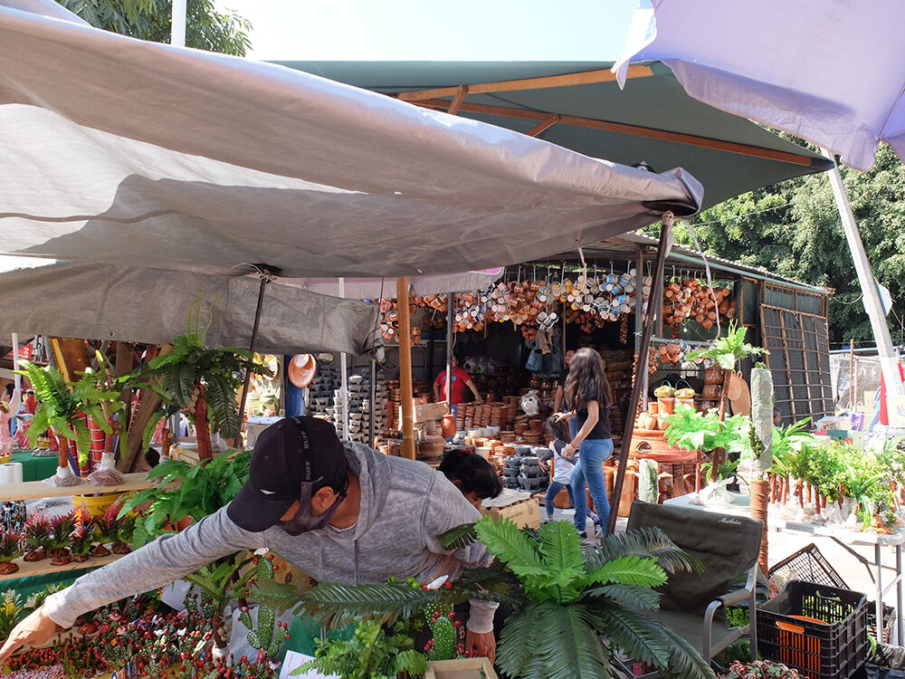Moving Right Along: We strolled along one main drag in the city, which has a huge, bustling outdoor marketplace...