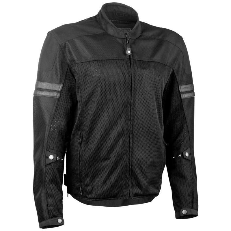 Vespa Blouson Layer Top (black mesh)