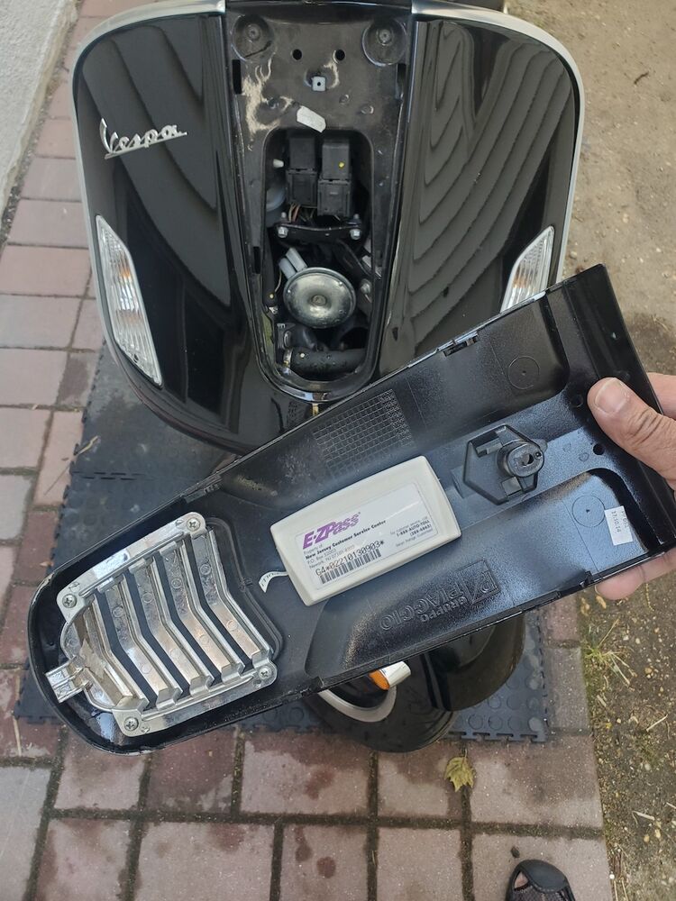 EZ-Pass Hack: Yes, it fits. More results when we're back on the road, in proper shape.