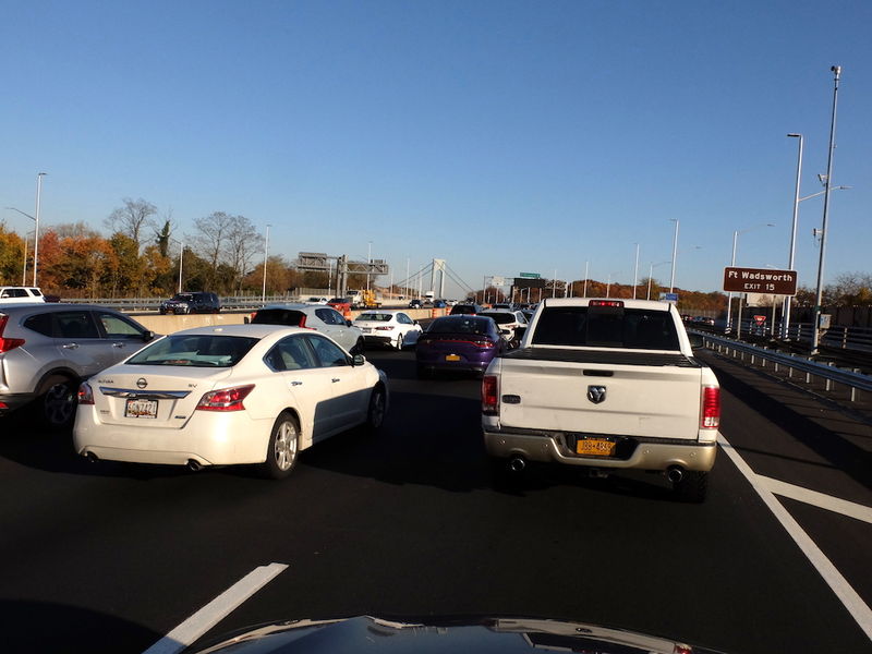 Crowded, but Smooth: Okay, we're just outside NJ here, but you get the idea.
