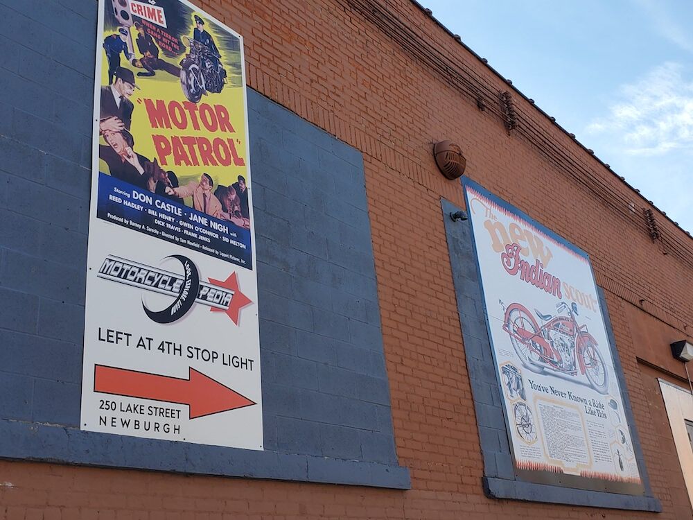 Across the Street: Newburgh's Motorcyclepedia. Didn't have time to check it out this time, but I have a return date shortly after Mexico