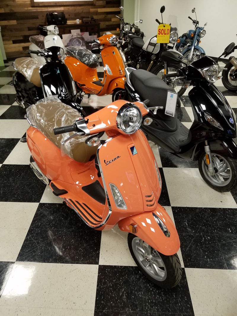 Salmon (they only snagged one o' those) and orange. Look sweet.