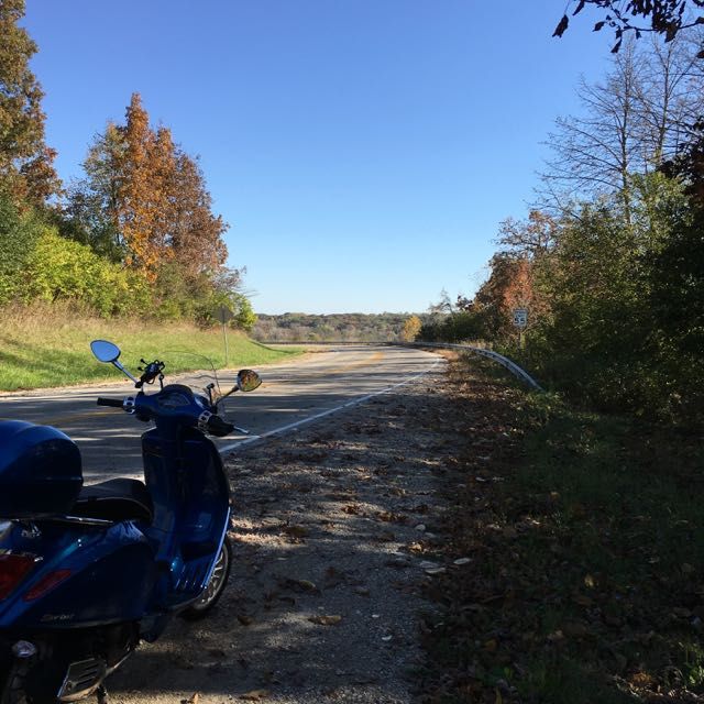 There's not a lot of good places to pull over for photo along the road. Did find this spot though.