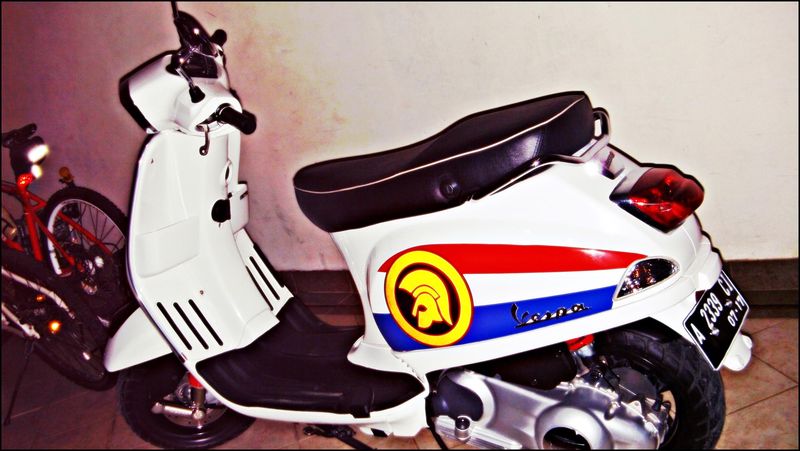 apologize in advance for the Trojan record because it uses this logo for my vespa modification