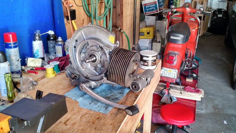 Vespa Rally Engine Modern Vespa : Rally 200 engine rebuild