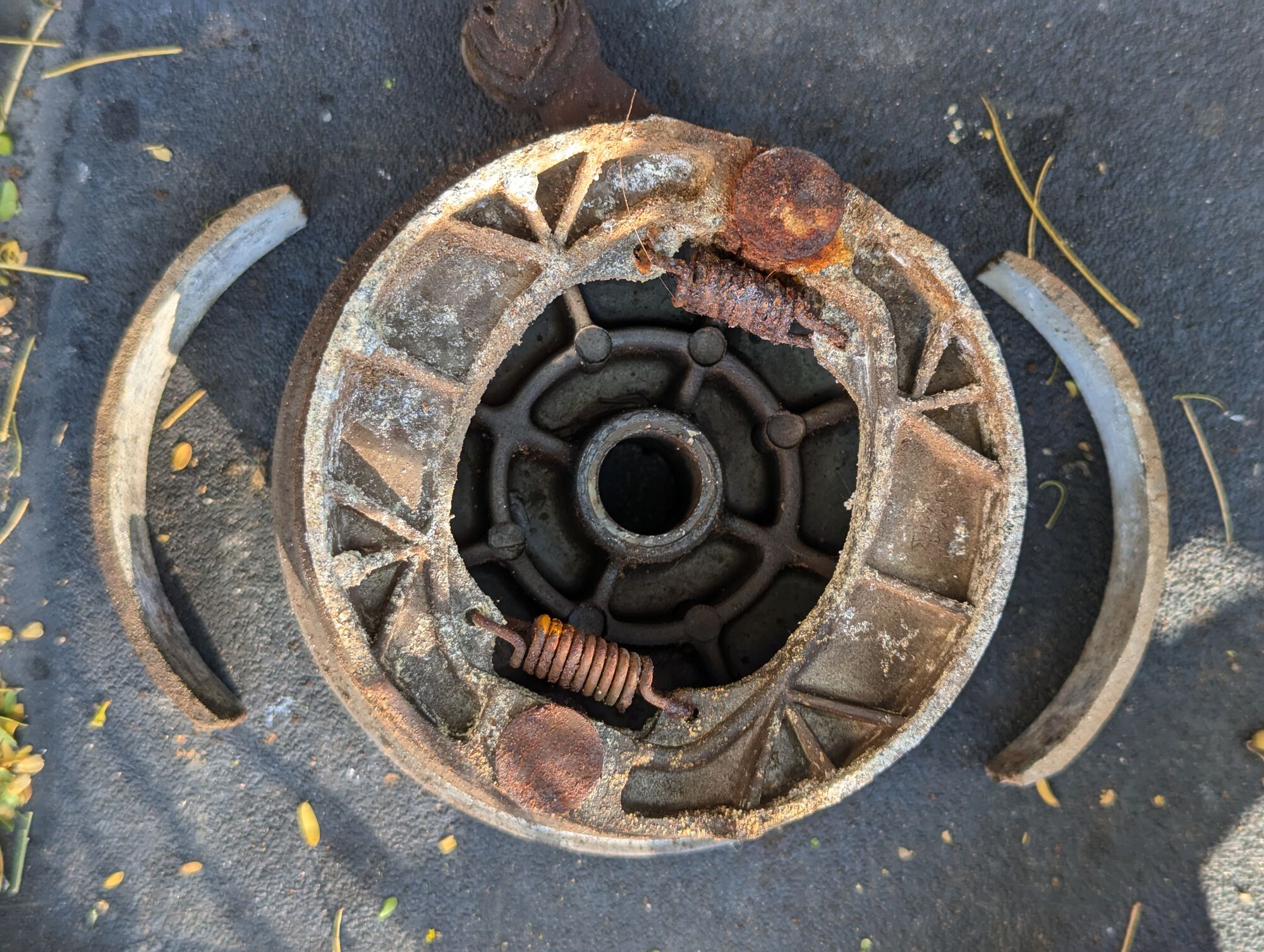 Front brakes were lovely. Not gonna need them where we're going.