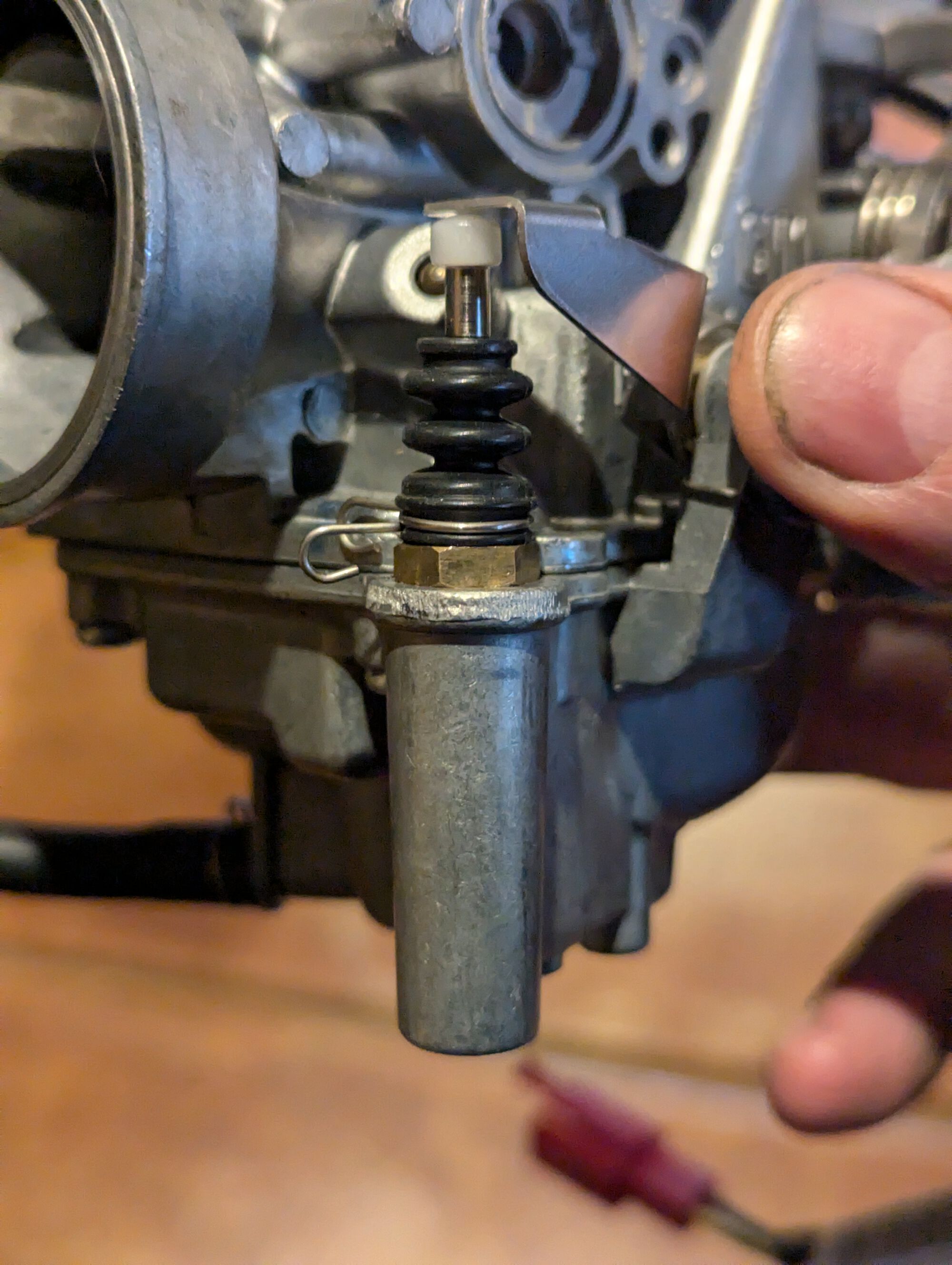 Accelerator pump.
