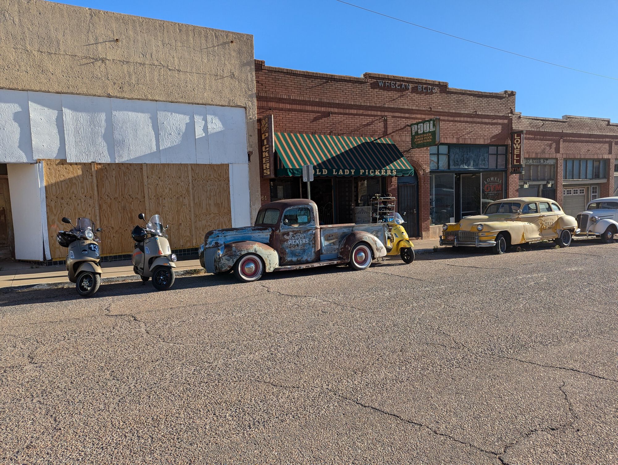 Parked up in Lowell, AZ.