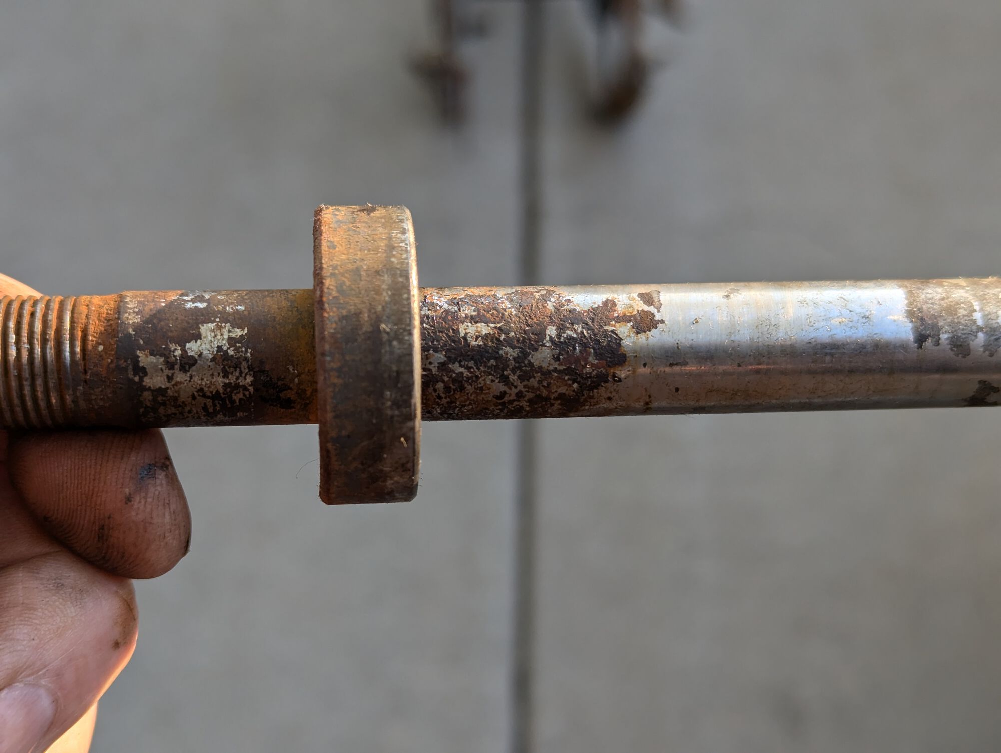 Yeah, that wasn't sliding off.