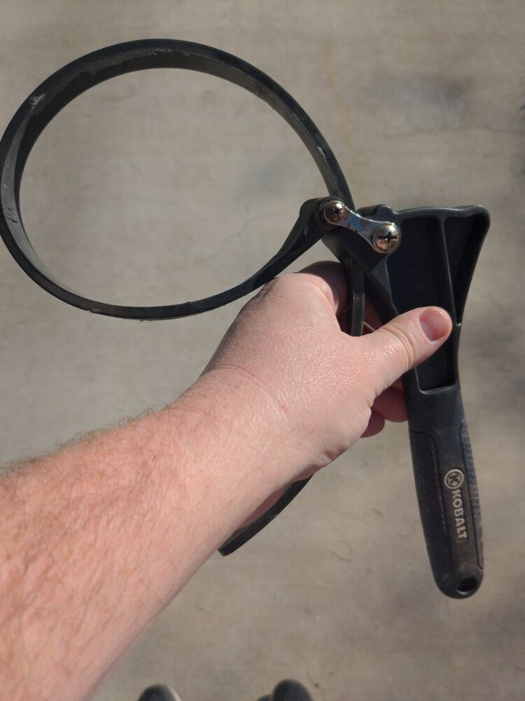 Strap wrench.