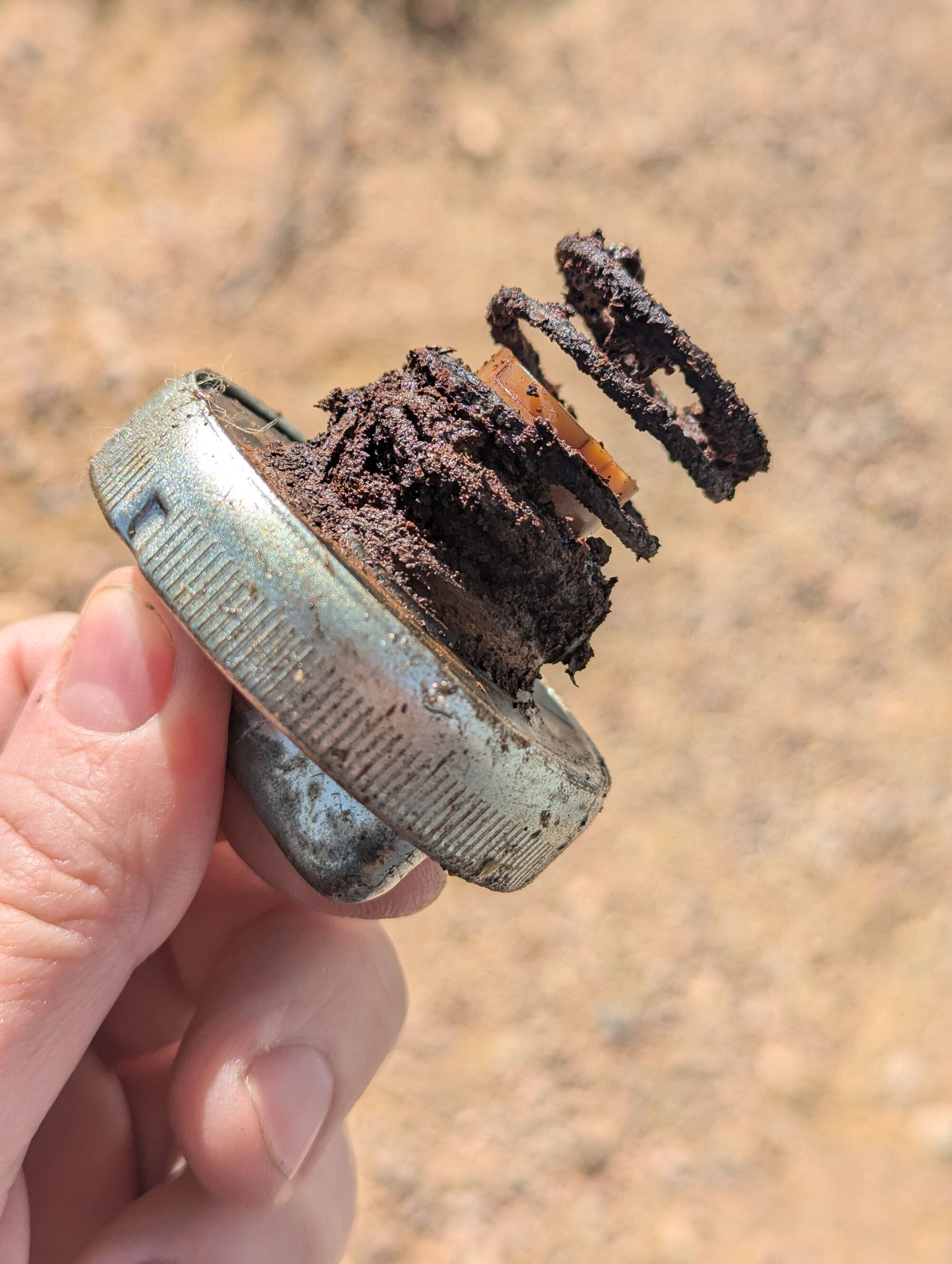 That isn't good. There are pieces missing.