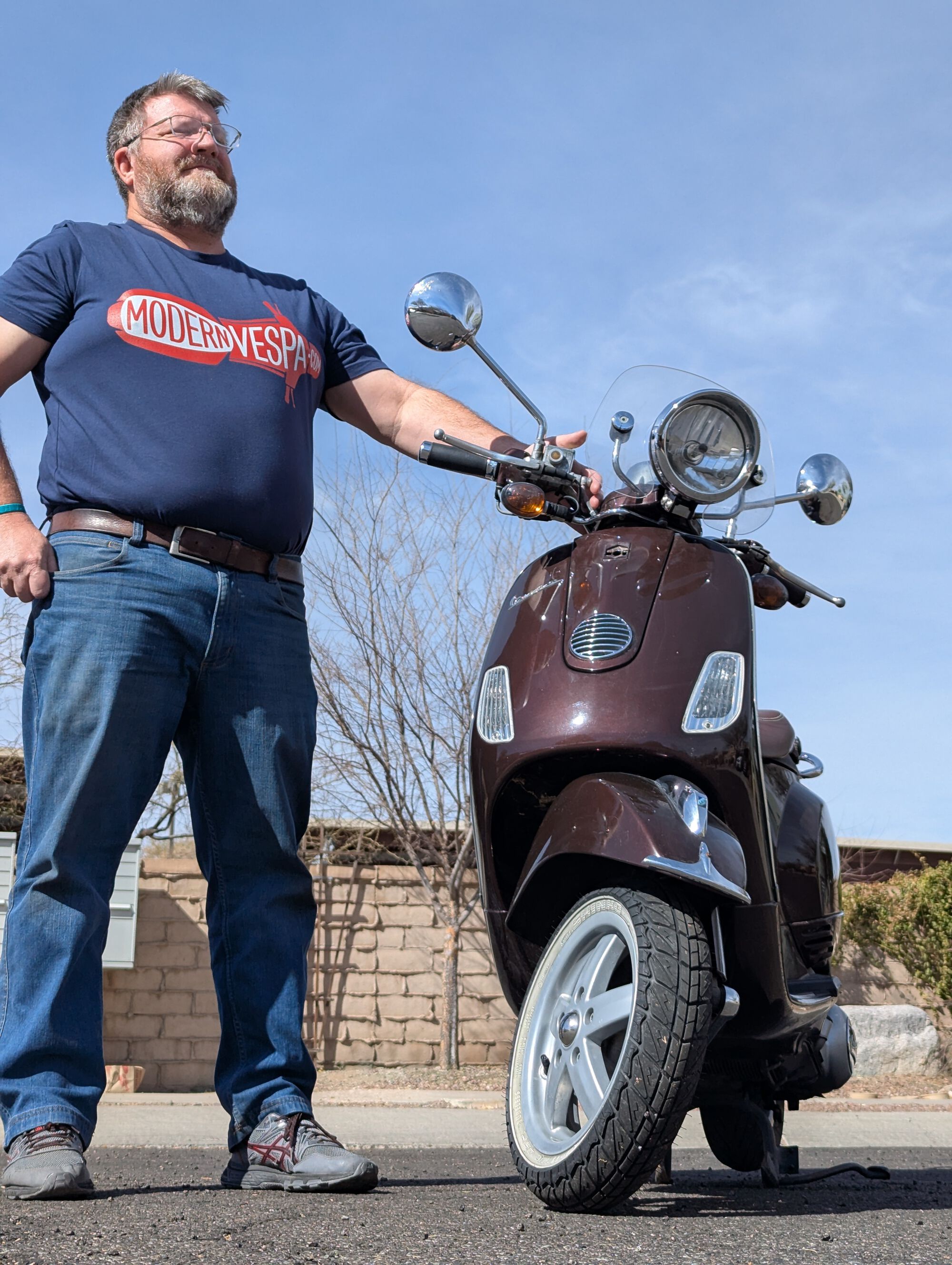 Obligatorily scooter nerd picture. Selfies really aren't my jam.