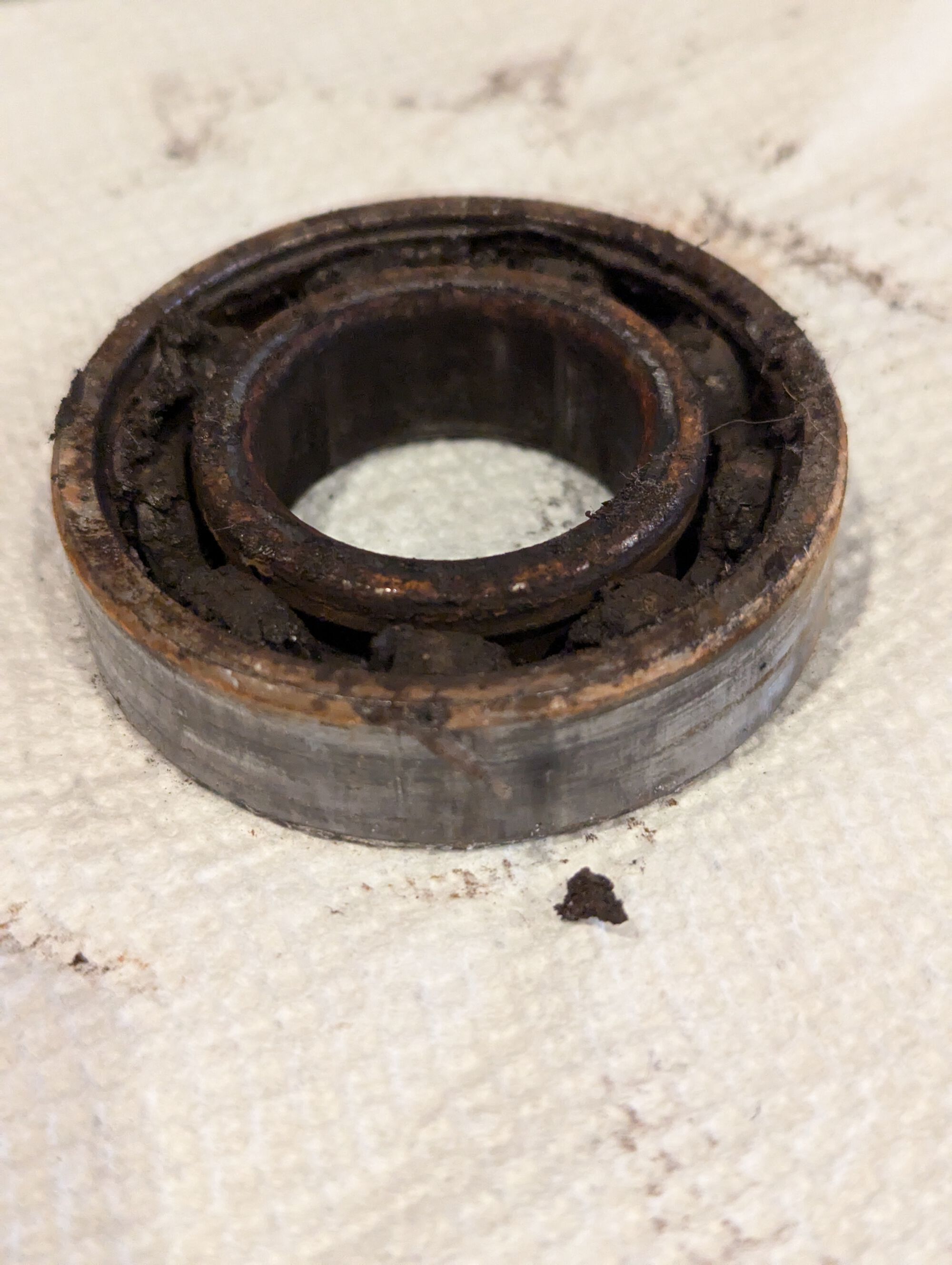 Rear bearing was bad