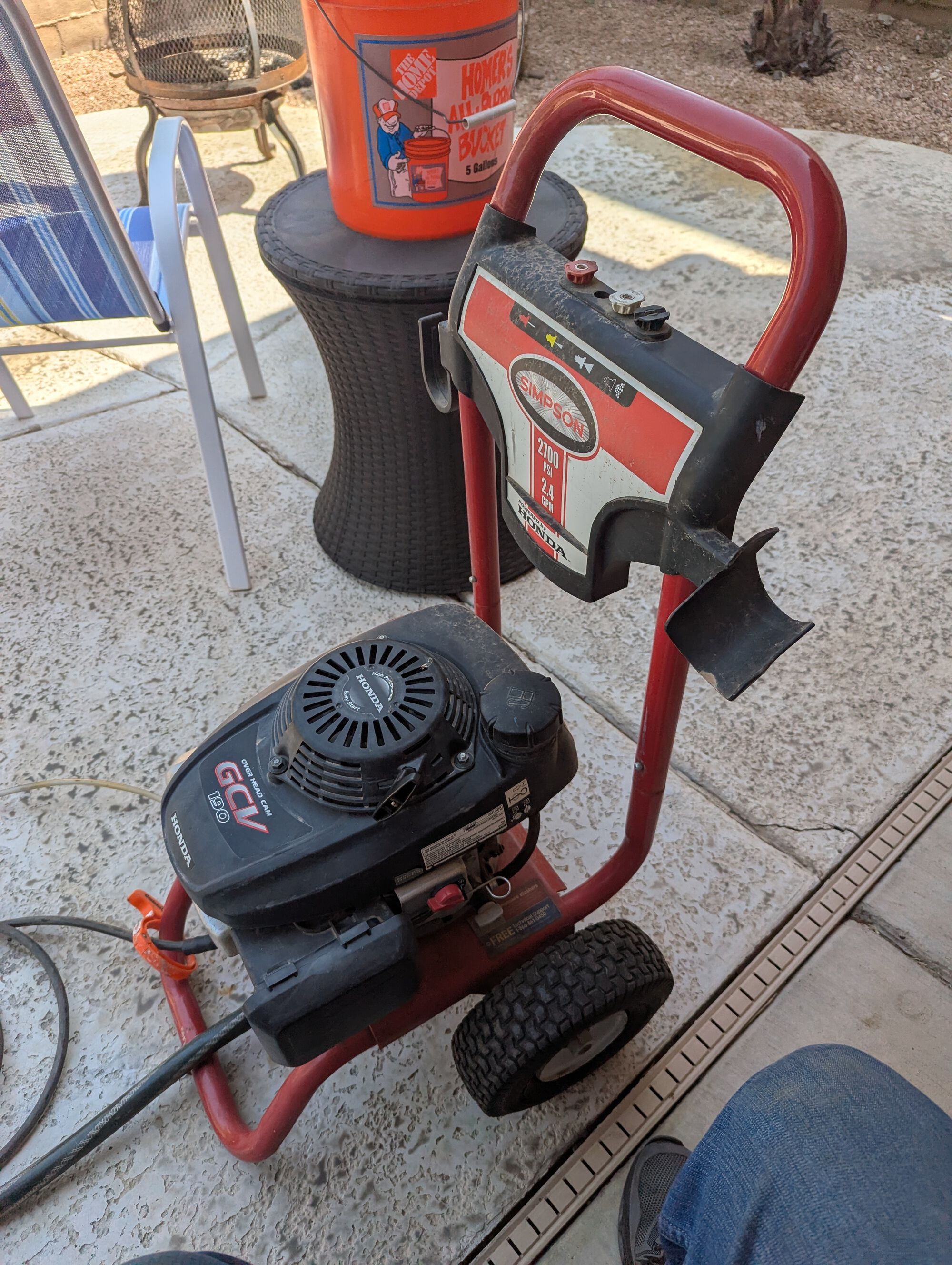 Easy start, my butt!