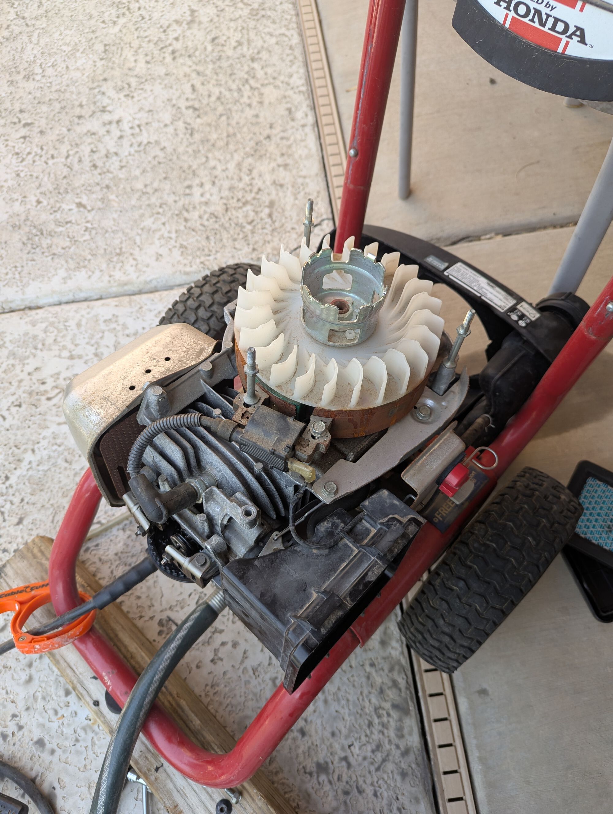 Drain tank, clean carb, check plug, check valves.