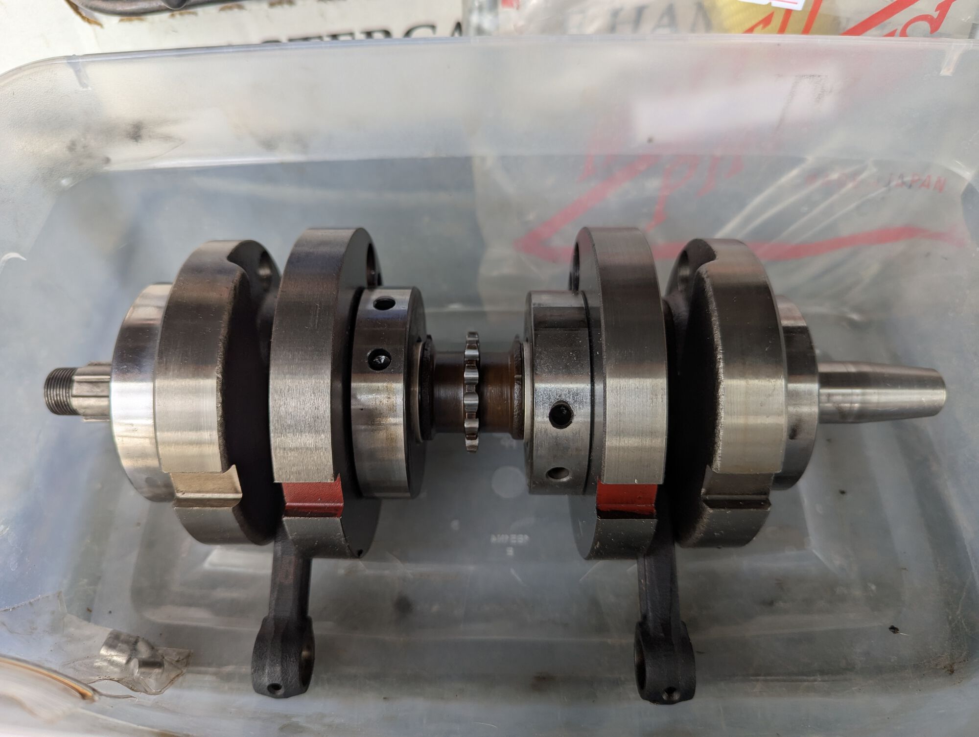 Ridiculous little crank.