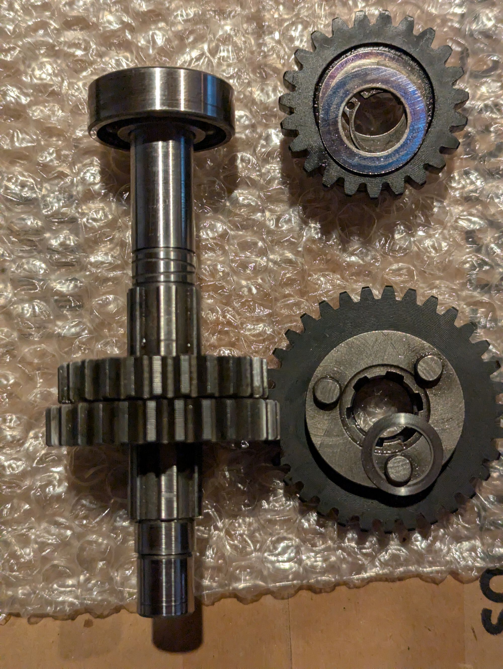 6202 now fits on the shaft without the help of a mallet.
