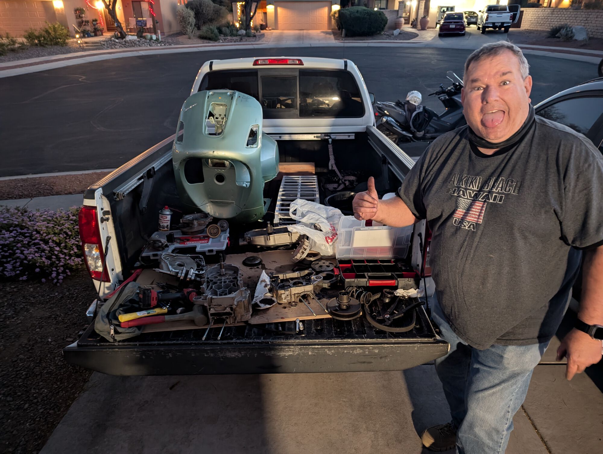 Dishes are done, man.