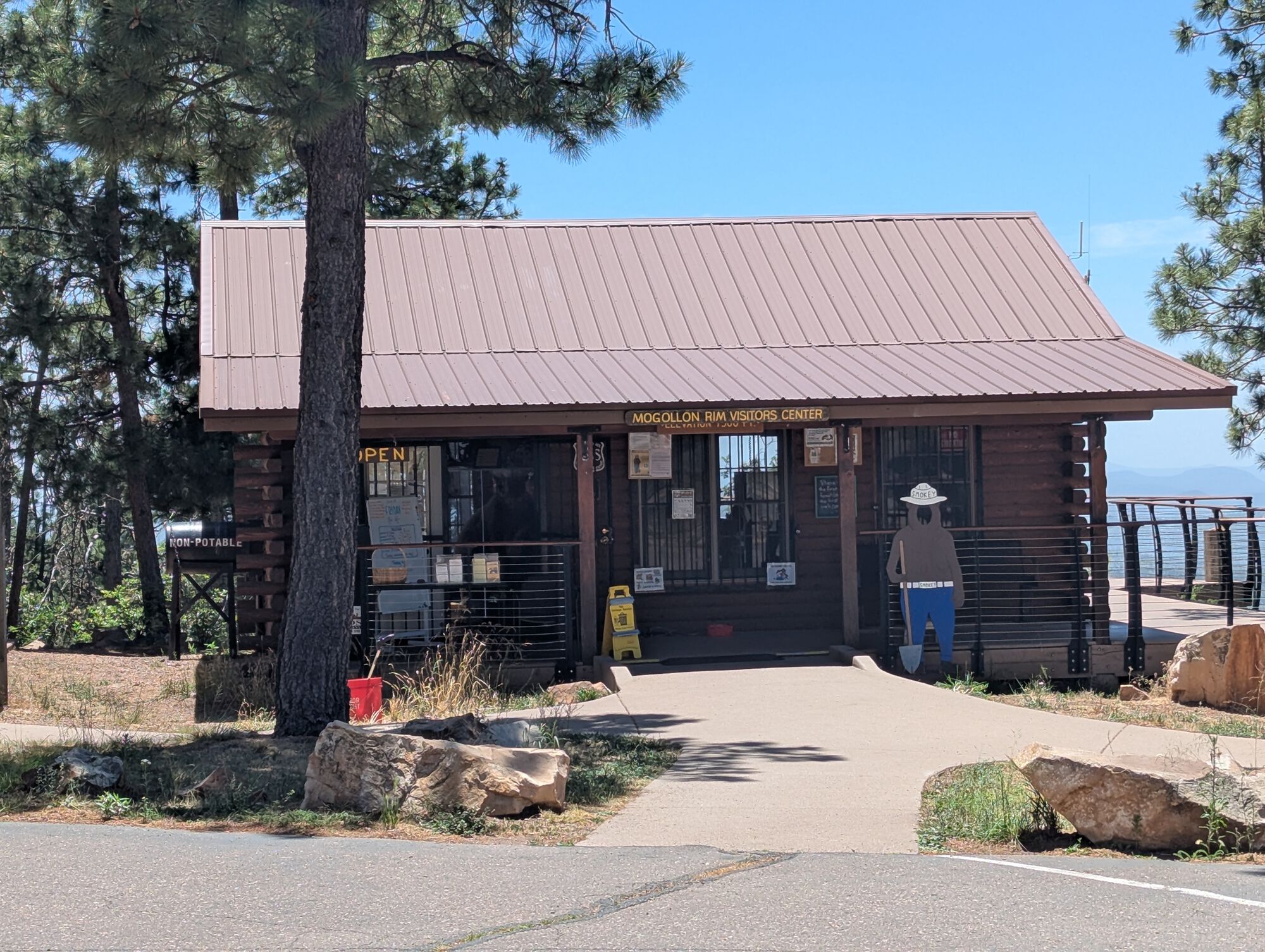 Mogollon Rim Visitor's Center.