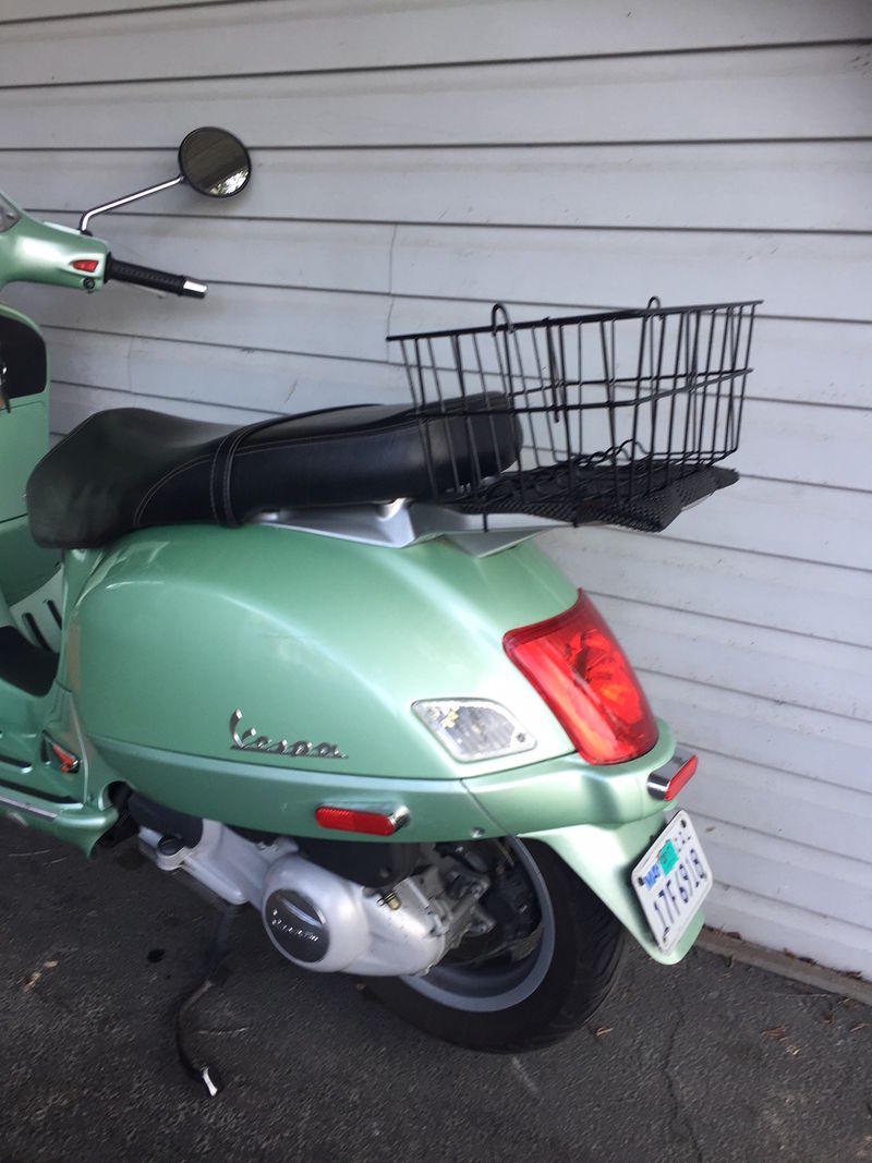 Modern Vespa Who likes milk crates?