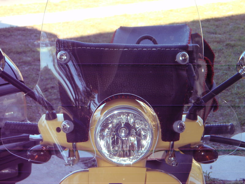 Looking thru the screen.