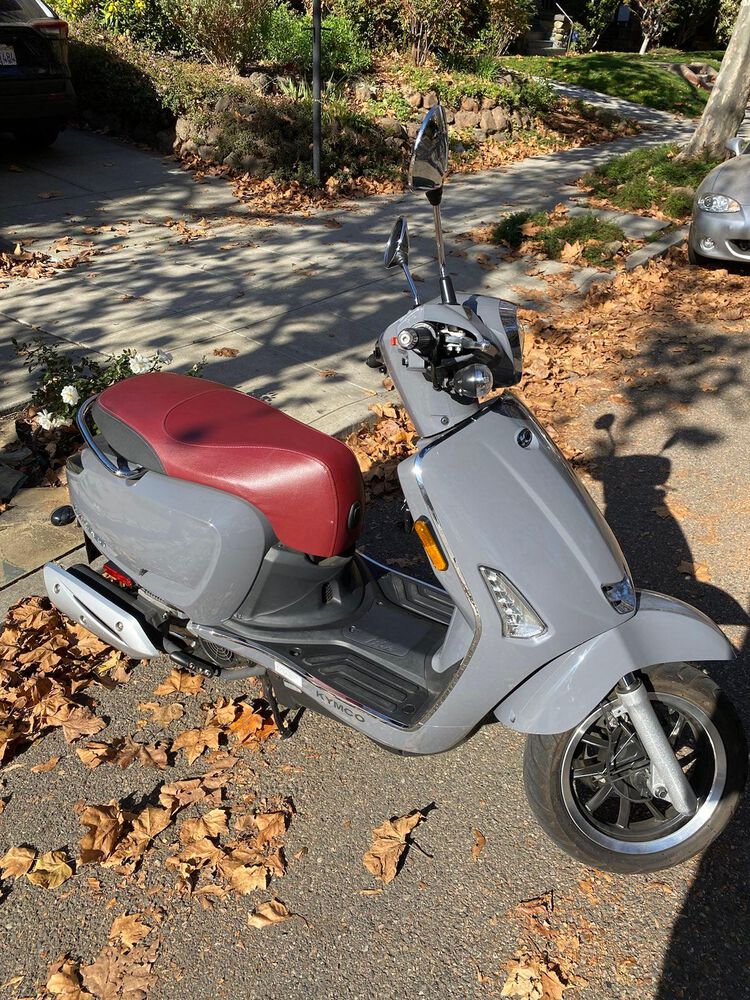 The second Kymco getting ready for sale. A sweetie, but it just wasn't working out.
