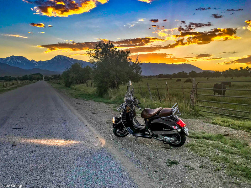 This is just west of the last photo.  The road loops west back toward Highway 395, which I took back into town.  Hard to beat a Sierra sunset here in the Eastern Sierra.  Owens Valley at its finest...