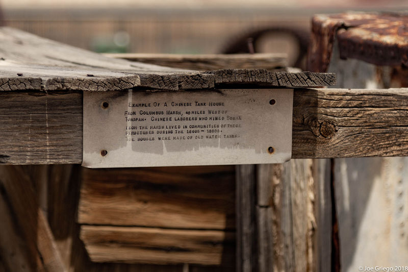 Explanation of "Tank house" used by Chinese laborers.